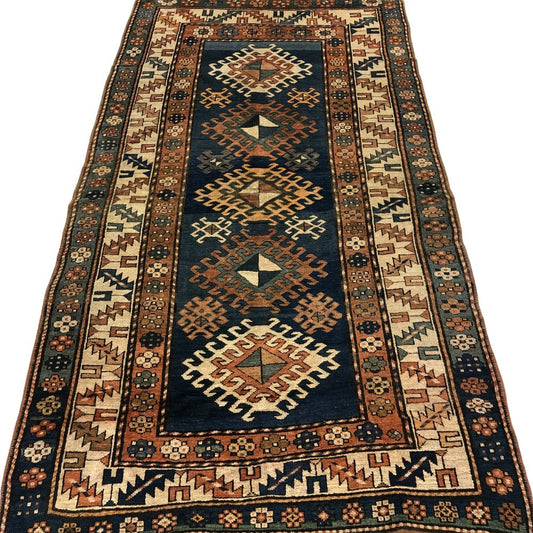 Caucasian Rugs - Kazak 4"1" x 7'6" - Antique Rugs - Oriental Rug Exchange -Rug Store - Toronto
