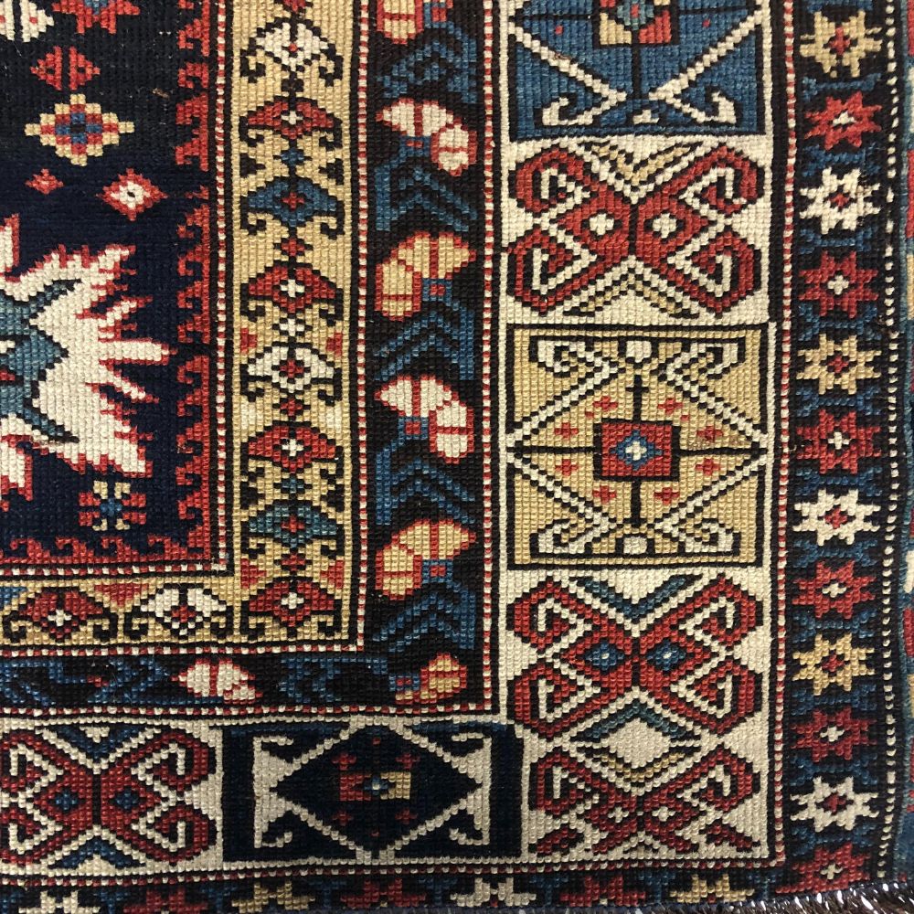 Caucasian Rug - Shirvan 3'9" x 4'6" - Antique Rugs - Handmade Rugs - Oriental Rug Exchange