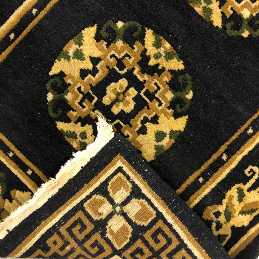 Tibetan Rug - 3'5" x 5'6" -Handmade Rugs - Vintage Rugs - Oriental Rug Exchange