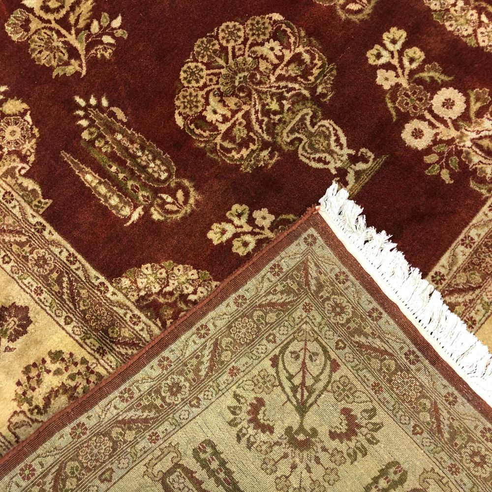Indian Rugs - Sarouk 8'11" x 12' - Handmade Rugs- Oriental Rug Exchange