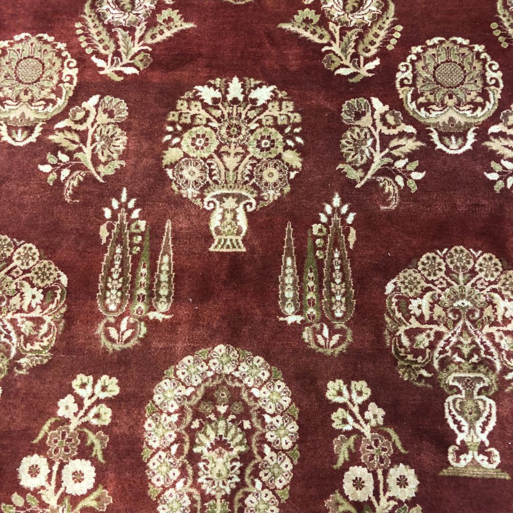 Indian Rugs - Sarouk 8'11" x 12' - Handmade Rugs- Oriental Rug Exchange