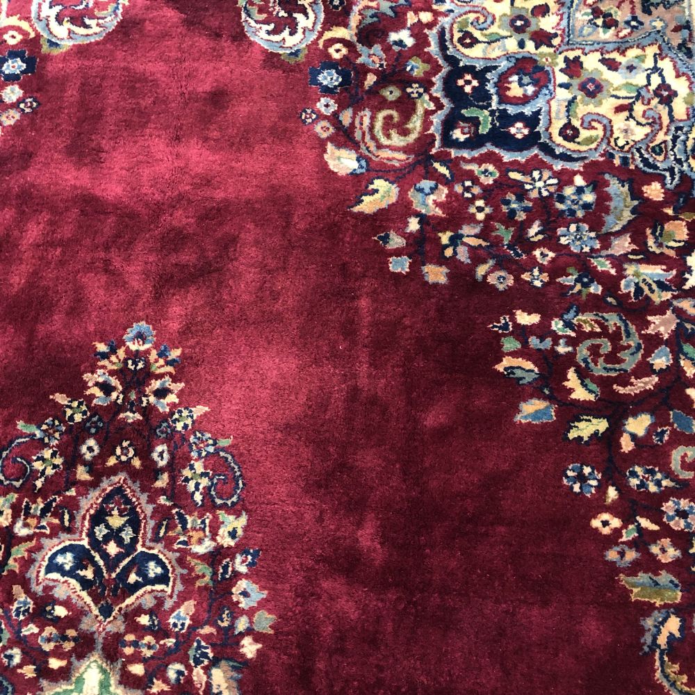 Indian Rug - Sarouk 8'11" x 14'9" - Handmade Rugs -Antique Rugs - Oriental Rug Exchange