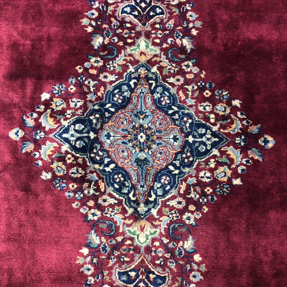 Indian Rug - Sarouk 8'11" x 14'9" - Handmade Rugs -Antique Rugs - Oriental Rug Exchange