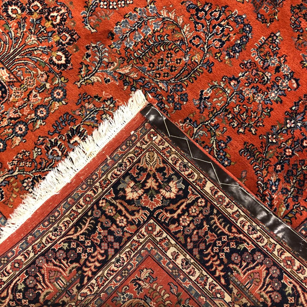 Indian Rug - Sarouk 8'9" x 11'6" - Handmade Rugs - Oriental Rug Exchange
