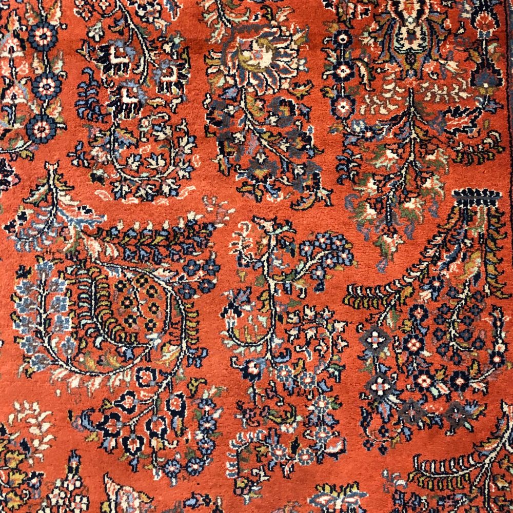 Indian Rug - Sarouk 8'9" x 11'6" - Handmade Rugs - Oriental Rug Exchange