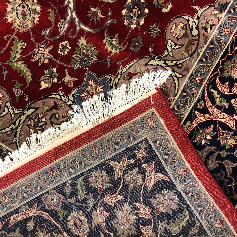 Pakistani Rug - Kashan 8'11" x 12'1" - Handmade Rugs - Vintage Rugs-Oriental Rug Exchange