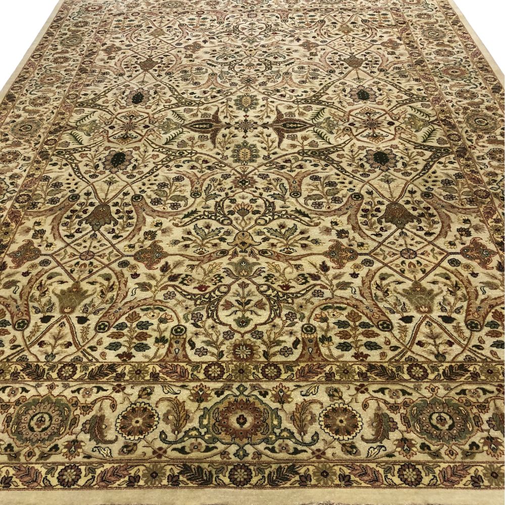 Pakistan Rug - Tabriz 8'11" x 12'1" - Handmade Rugs - Oriental Rug Exchange
