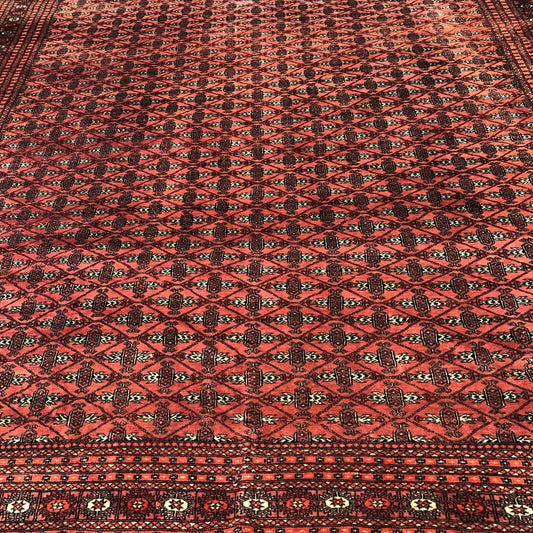 Bokhara Rug from Pakistan - 8'5" x 11'1" - Handmade Rugs - Vintage Rugs - Oriental Rug Exchange