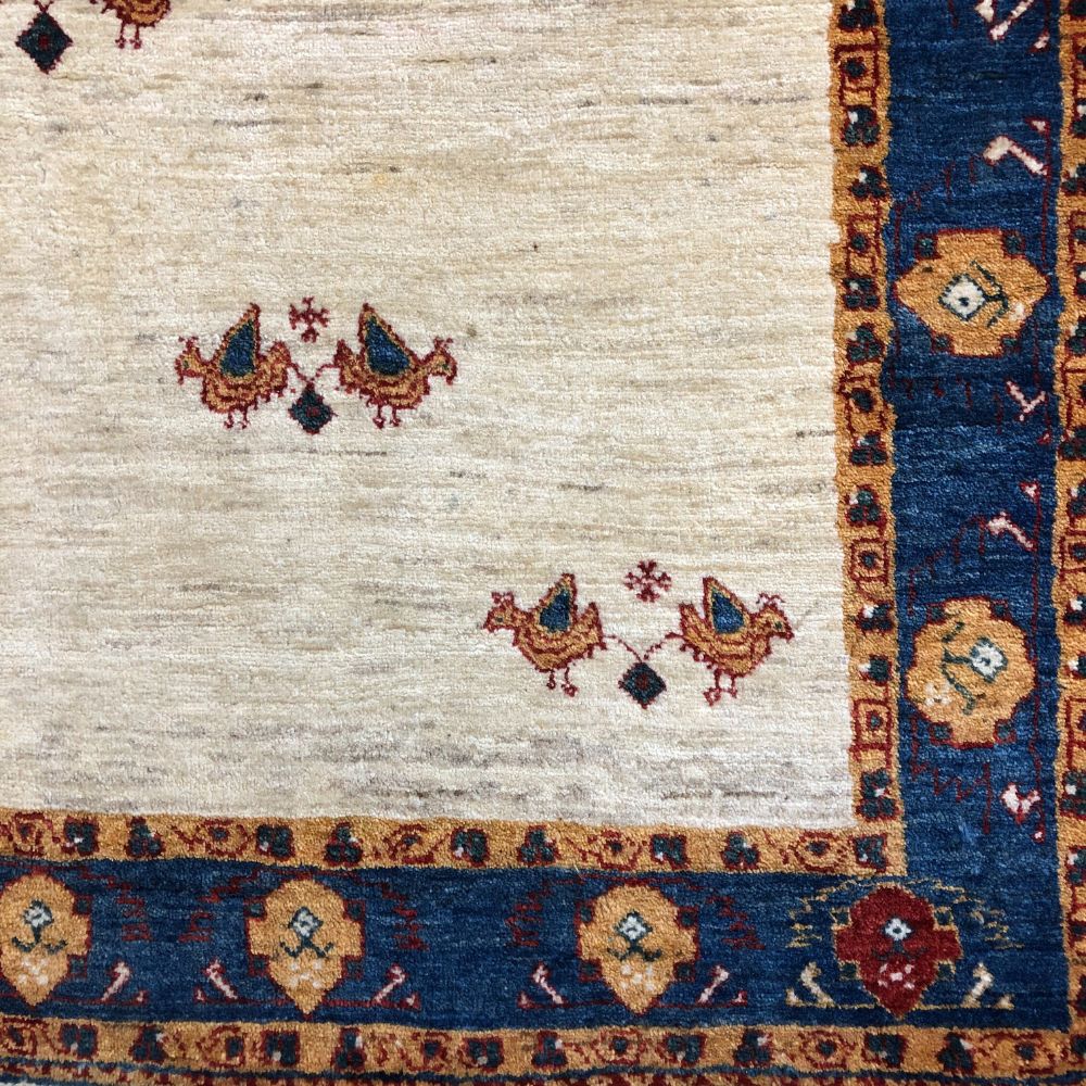 Persian Rugs - Gabbeh 3'9"x 5'7" - Handmade Rug-Oriental Rug Exchange