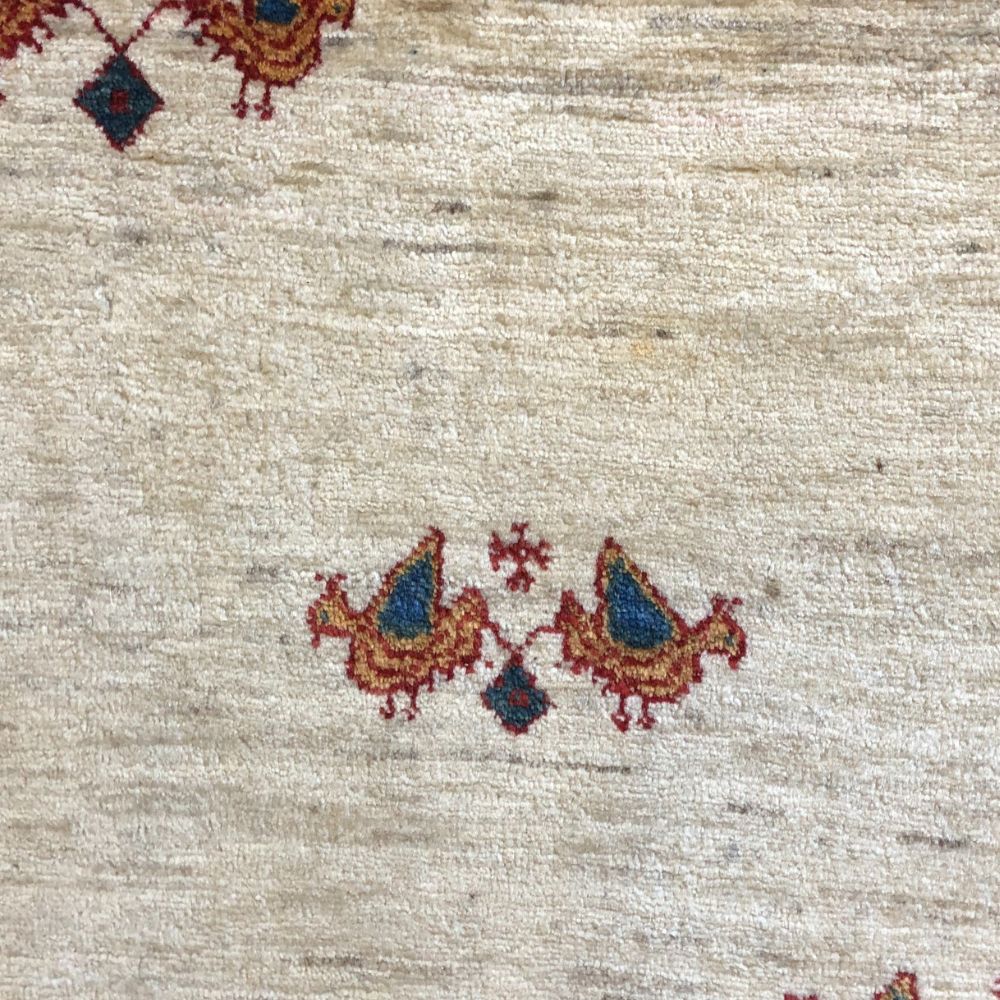 Persian Rugs - Gabbeh 3'9"x 5'7" - Handmade Rug-Oriental Rug Exchange