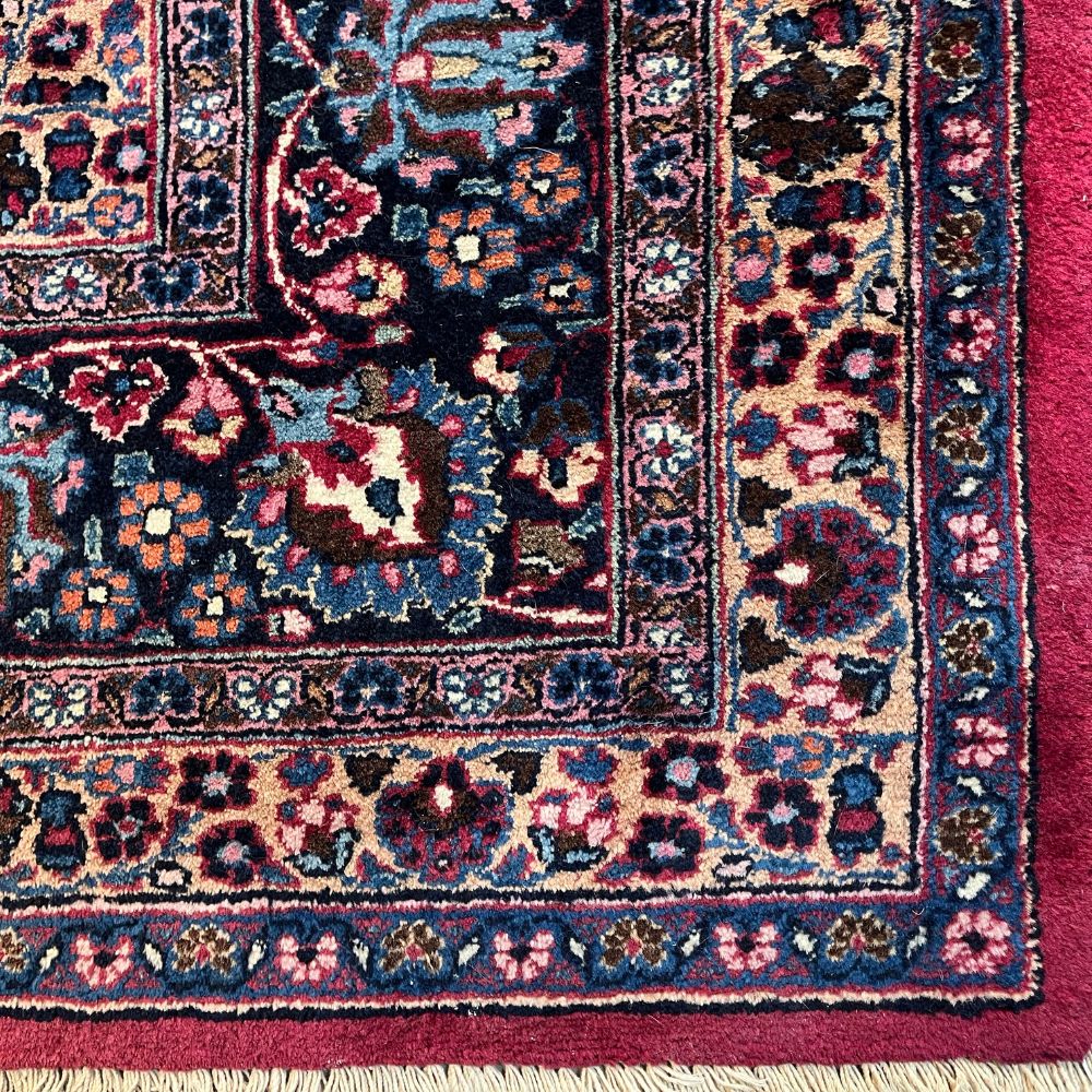Persian Rug - Mashad 8'6" x 11'2" Handmade Persian Rug - Border