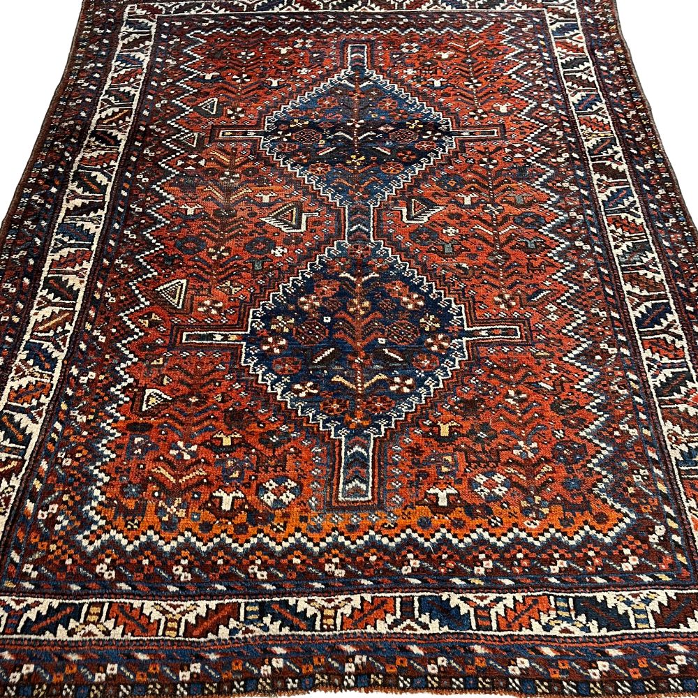 Persian Qashqai Rug 5'1