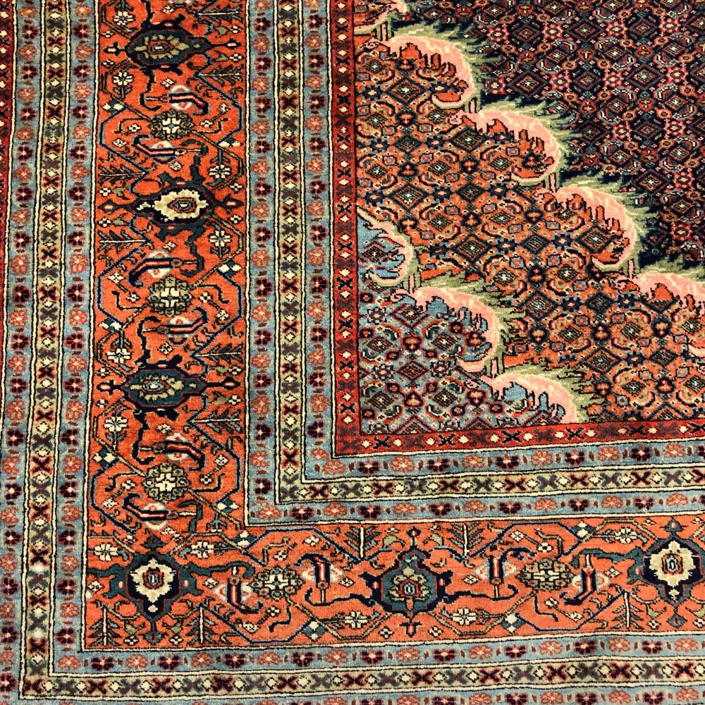 Persian Rug Ardebil Mahi 9'11" x 12'11" Vintage Rugs