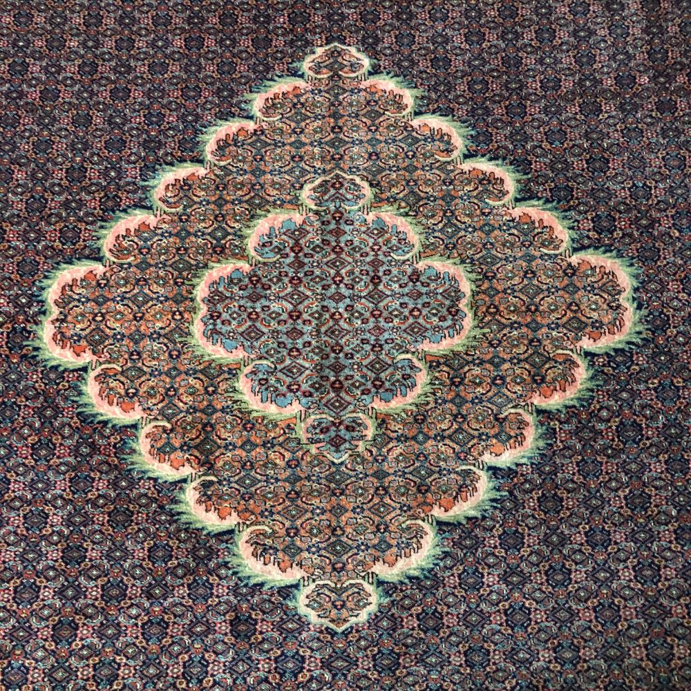 Persian Rug Ardebil Mahi 9'11" x 12'11" Vintage Rugs