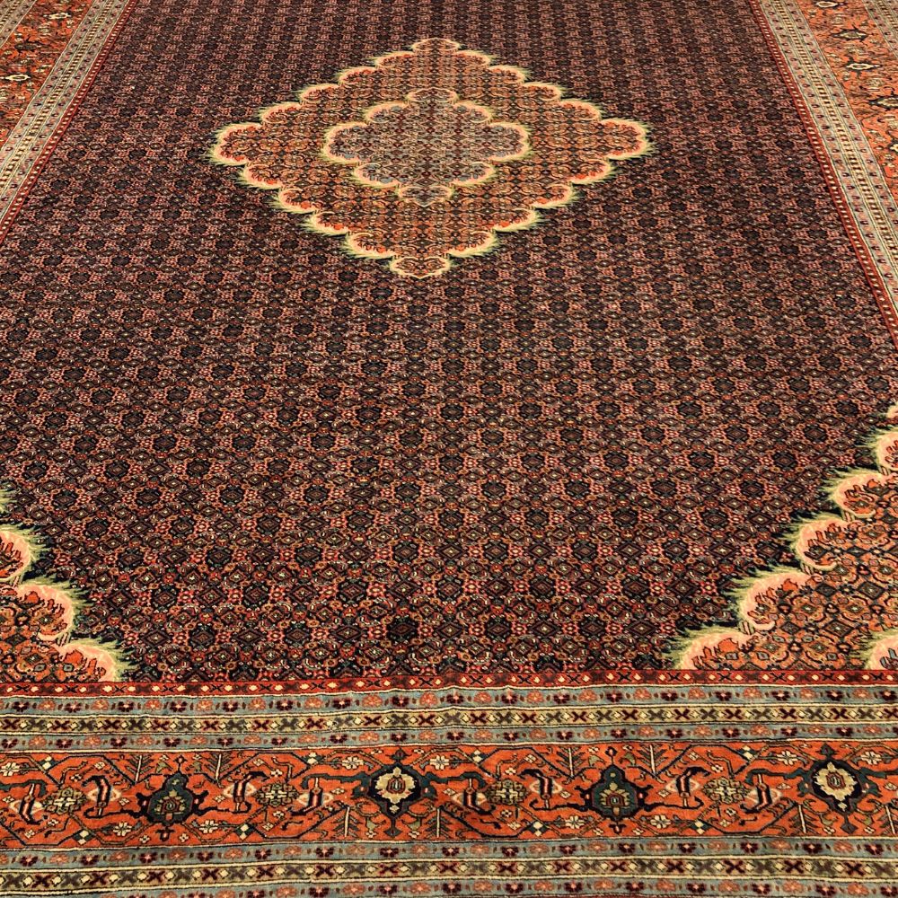 Persian Rug Ardebil Mahi 9'11" x 12'11" Vintage Rugs
