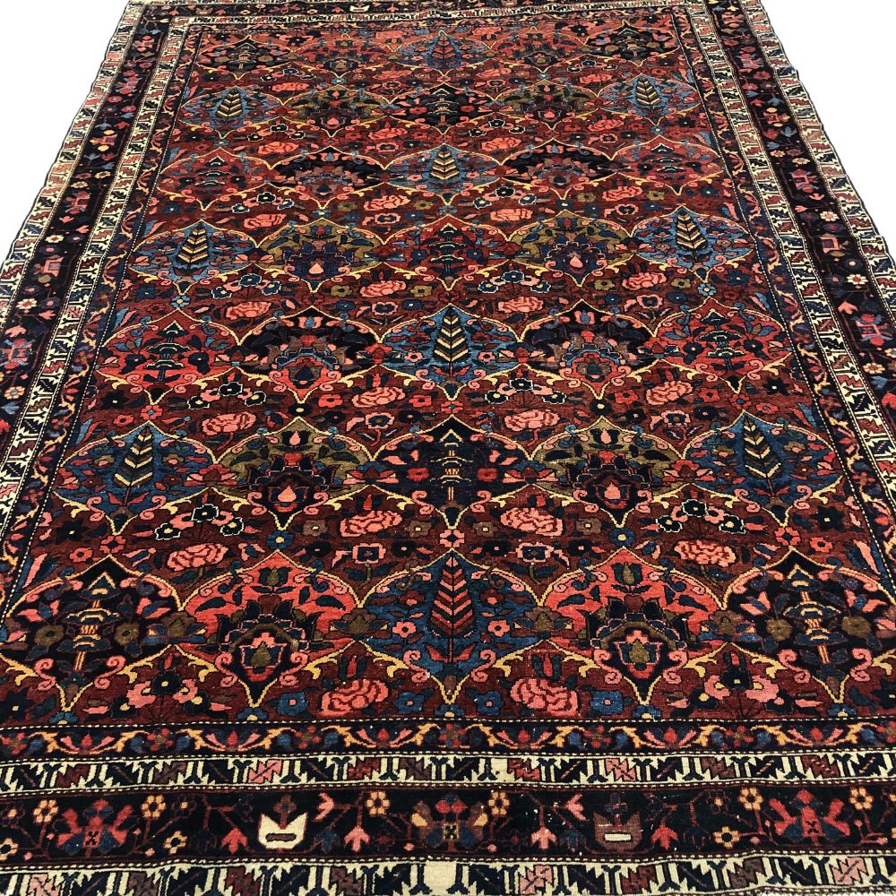 Persian Rugs - Bahktiar 7' x-9'9" -Antique Rugs - Handmade Rugs - Persian Rugs from Iran - Oriental Rug Exchange-