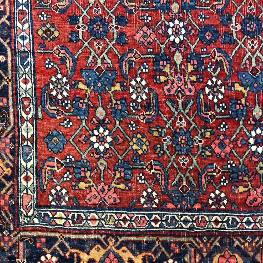 Persian Bijar - 7'1" x 10'2" | Antique Rug | Oriental Rug Exchange