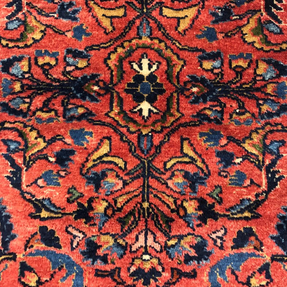 Persian Rug Hamadan 2'2"x 3'6" Antique Rug