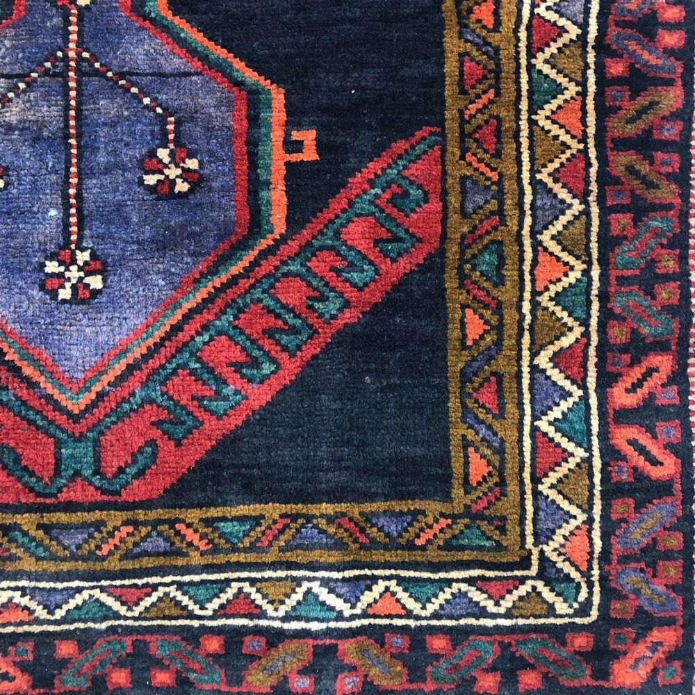 Persian Rugs - Hamadan 3'6" x 12'6" - Rug Runner - Vintage Rugs - Oriental Rug Exchange