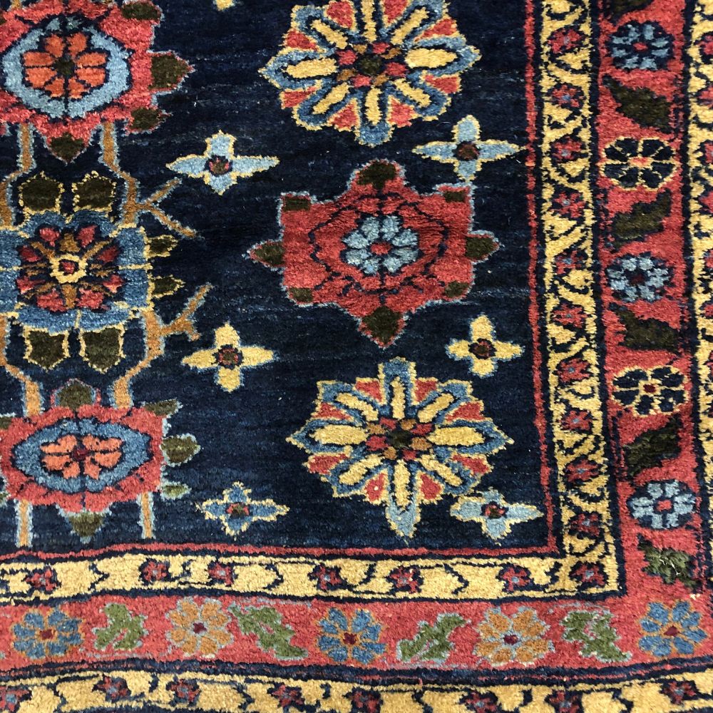 Persian Rugs - Hamadan 3'7" x 5'4" -Antique Rugs -Handmade Rugs - Persian rug carpet - Oriental Rug Exchange