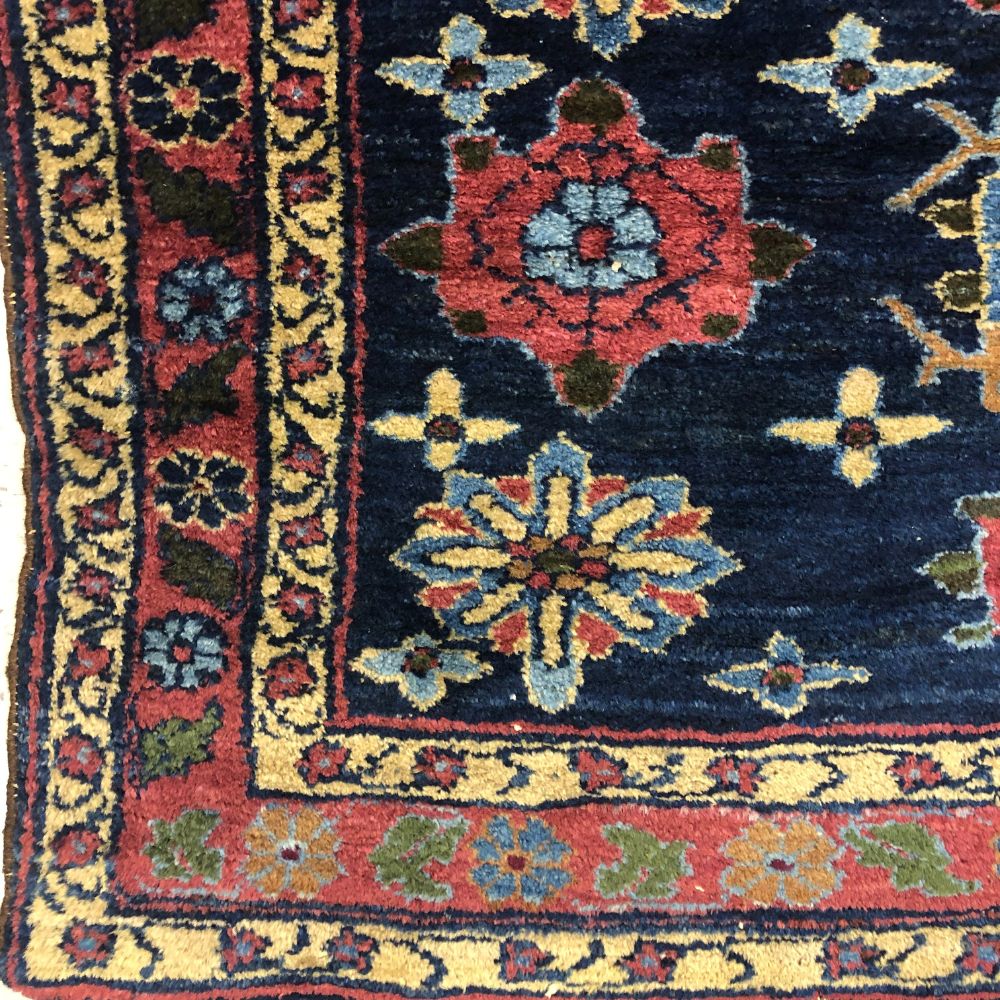 Persian Rugs - Hamadan 3'7" x 5'4" -Antique Rugs -Handmade Rugs - Persian rug carpet - Oriental Rug Exchange