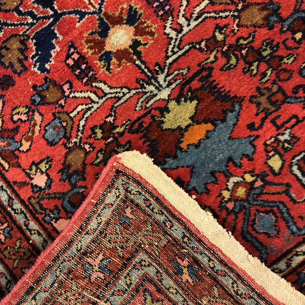 Persian Rugs - Hamadan 2'6" x 4'3" - Antique Rugs - Oriental Rug Exchange - Back