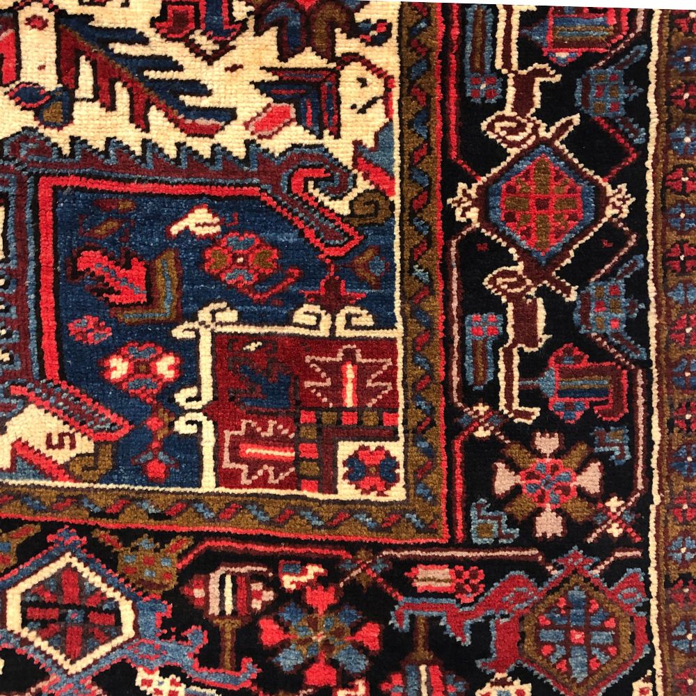 Persian Rugs - Heriz 7'6" x 11" - Handmade Rugs - Vintage Rugs - Persian Rug Carpet - Oriental Rug Exchange