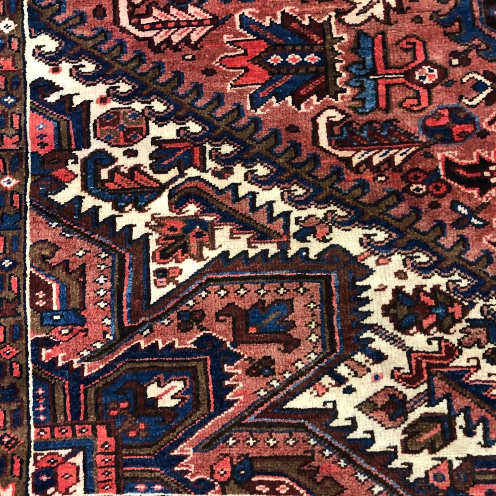 Persian Rug - Heriz 7'7" x 10'5" - Handmade Rugs - Vintage Rugs - Oriental Rug Exchange