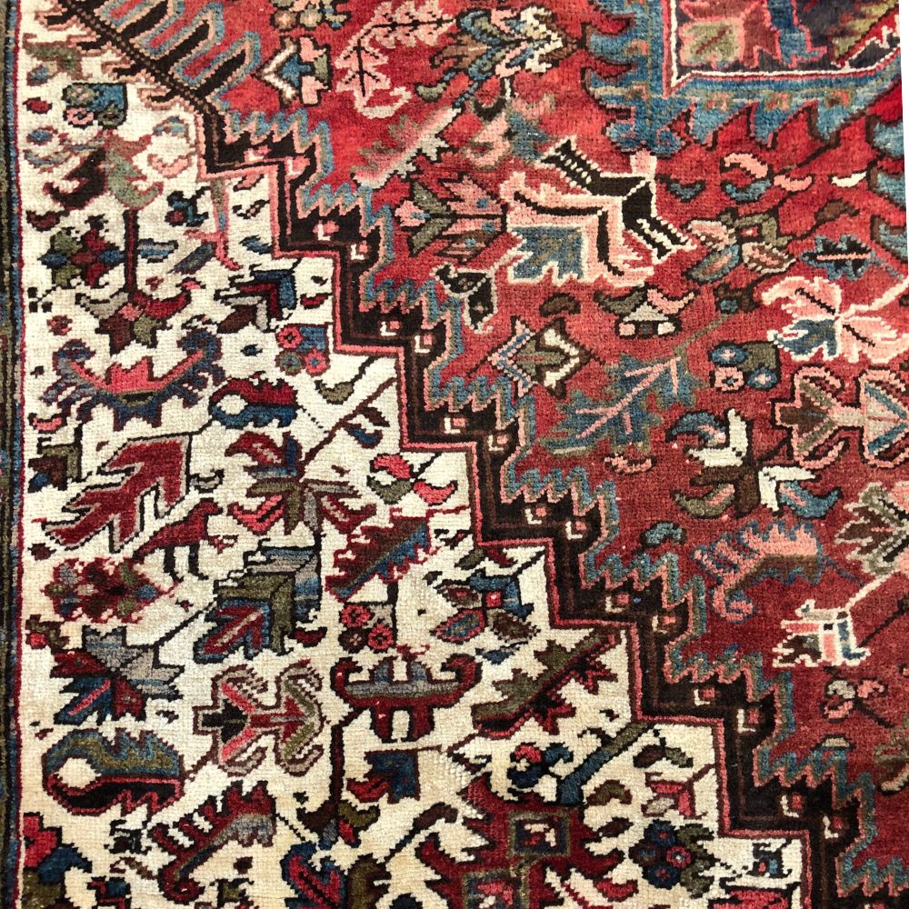 Persian Rugs - Heriz 8'10" x 12'3" - Handmade Rugs - Vintage Rugs - Oriental Rug Exchange