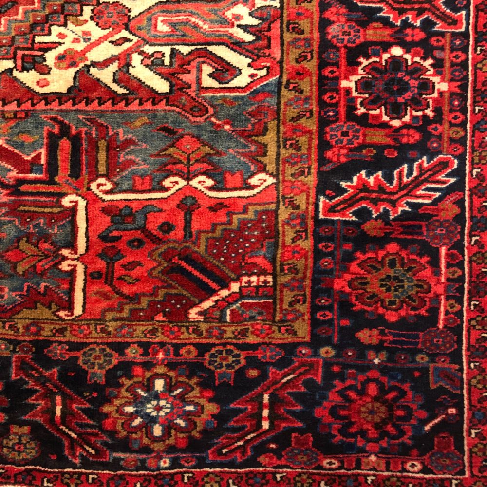 Persian Rugs - Heriz 8'3" x 11' - Vintage Rugs - Handmade Rugs - Iranian Persian Rugs - Persian Rugs from Iran - Oriental Rug Exchange