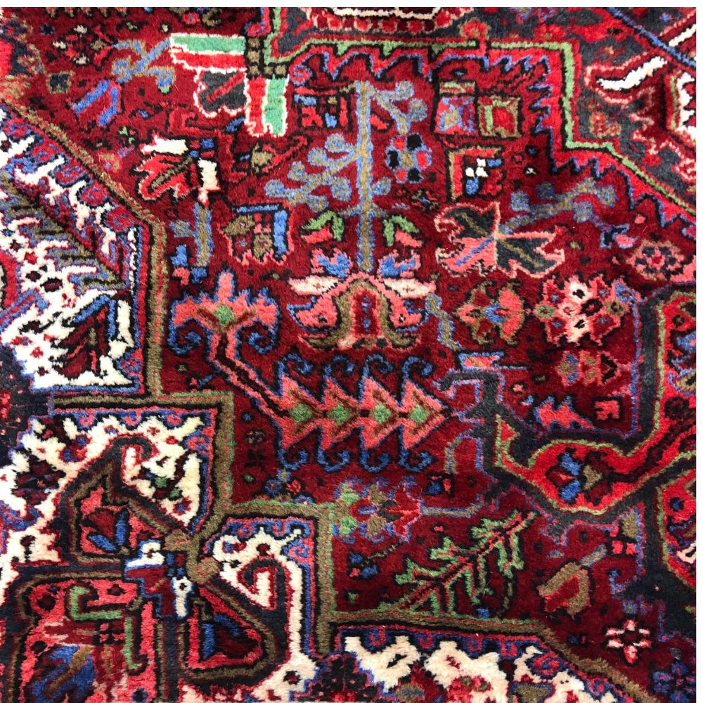 Persian Rugs - Heriz 8'x-11'4" - Vintage Rugs - Handmade Rugs - Iranian Rugs - Oriental Rug Exchange