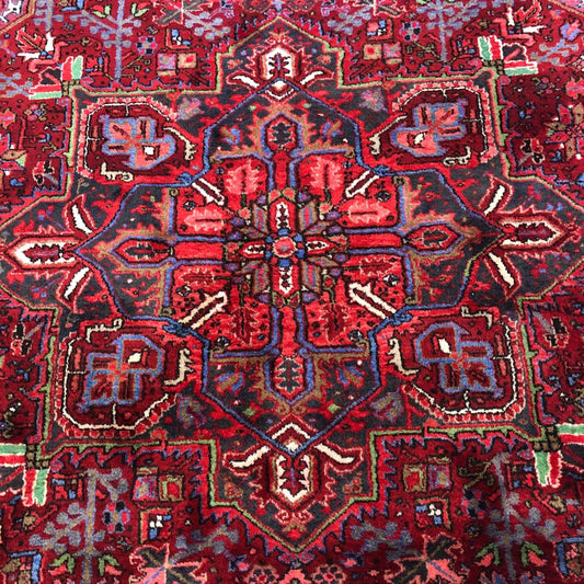 Persian Rugs - Heriz 8'x-11'4" - Vintage Rugs - Handmade Rugs - Iranian Rugs - Oriental Rug Exchange