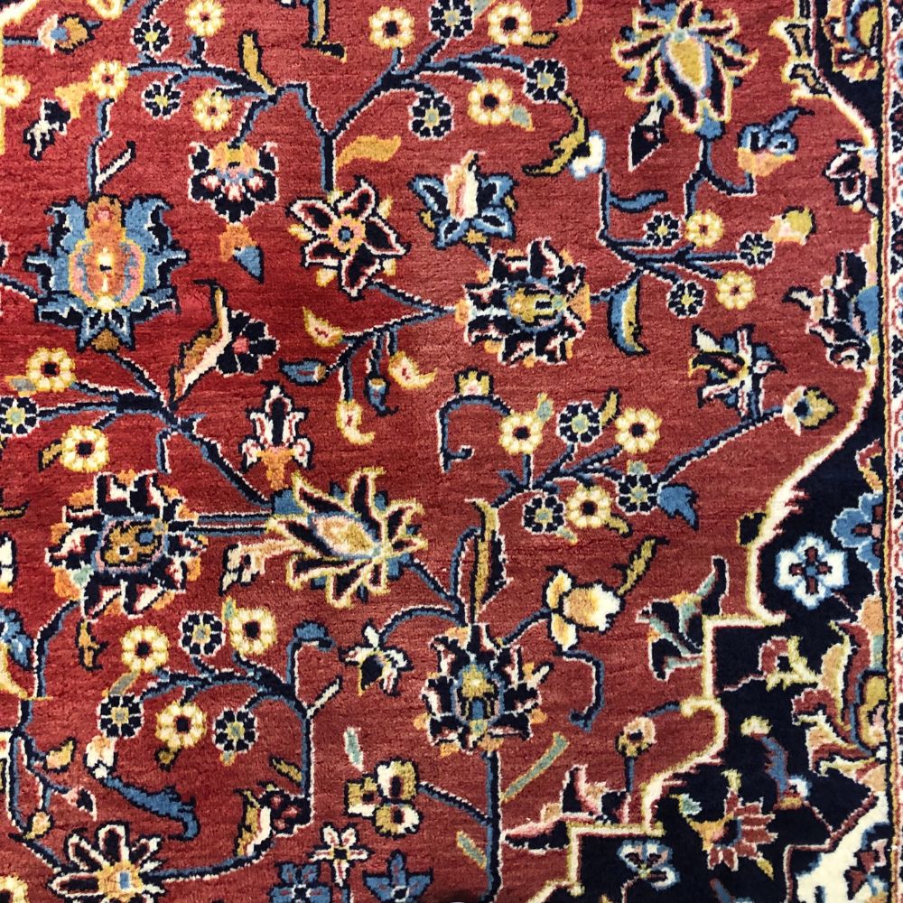 Persian Rugs - Kashan Persian Rugs - 8'3" x 11'6" - Vintage Rugs - Handmade Rugs - Persian rugs from Iran - Iranian Rugs - Oriental Rug Exchange