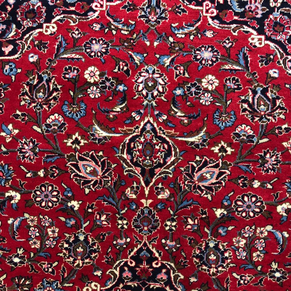 Persian Rug - Kashan 8' x 11'7" - Handmade Rugs - Oriental Rug Exchange