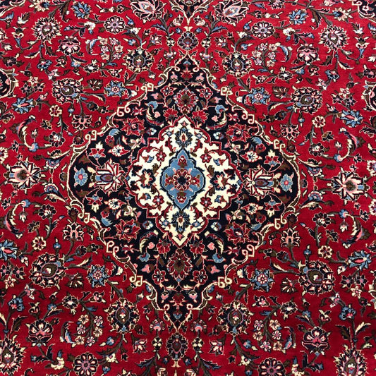 Persian Rug - Kashan 8' x 11'7" - Handmade Rugs - Oriental Rug Exchange