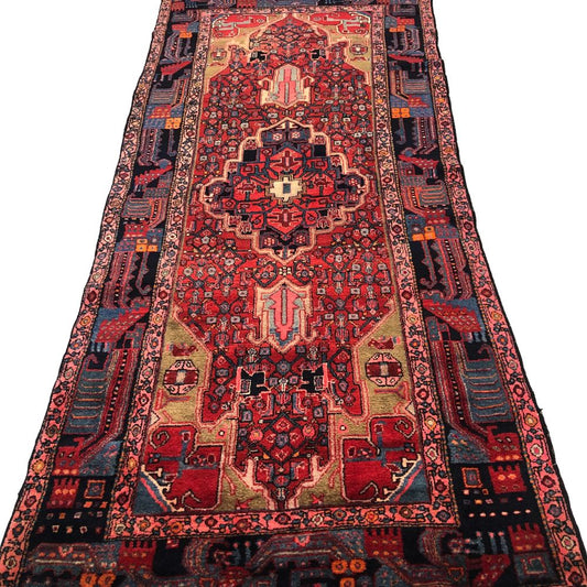 Persian Rugs - Koyali 4'1" x 10" - Persian Rugs from Iran - rug runner - Oriental Rug Exchange