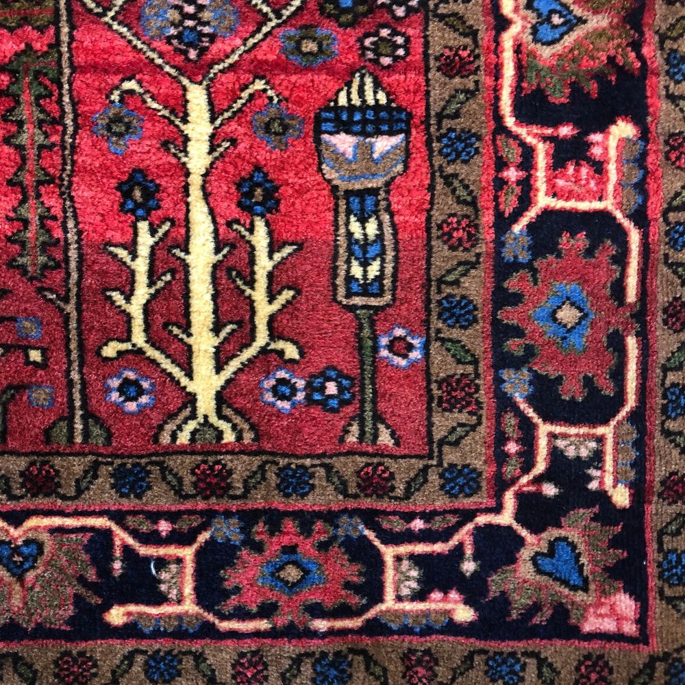 Persian Rug - Koyali Bijar 3'4" x 4'6" Vintage Rug - Oriental Rug Exchange