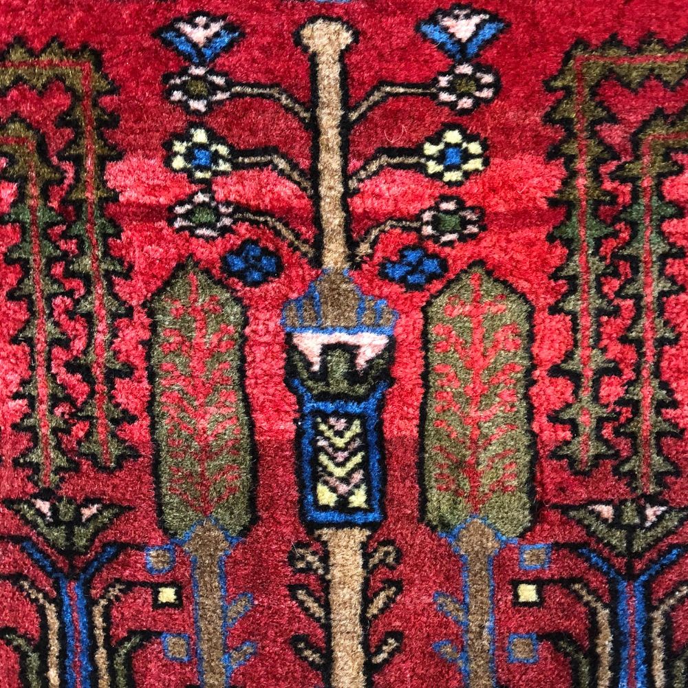 Persian Rug - Koyali Bijar 3'4" x 4'6" Vintage Rug - Oriental Rug Exchange