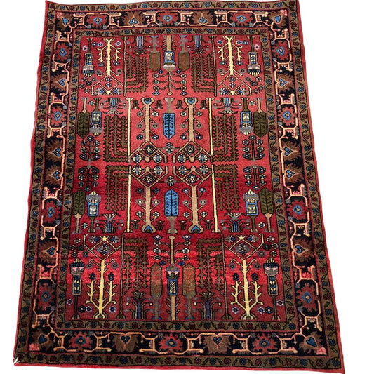 Persian Rug - Koyali Bijar 3'4" x 4'6" Vintage Rug - Oriental Rug Exchange