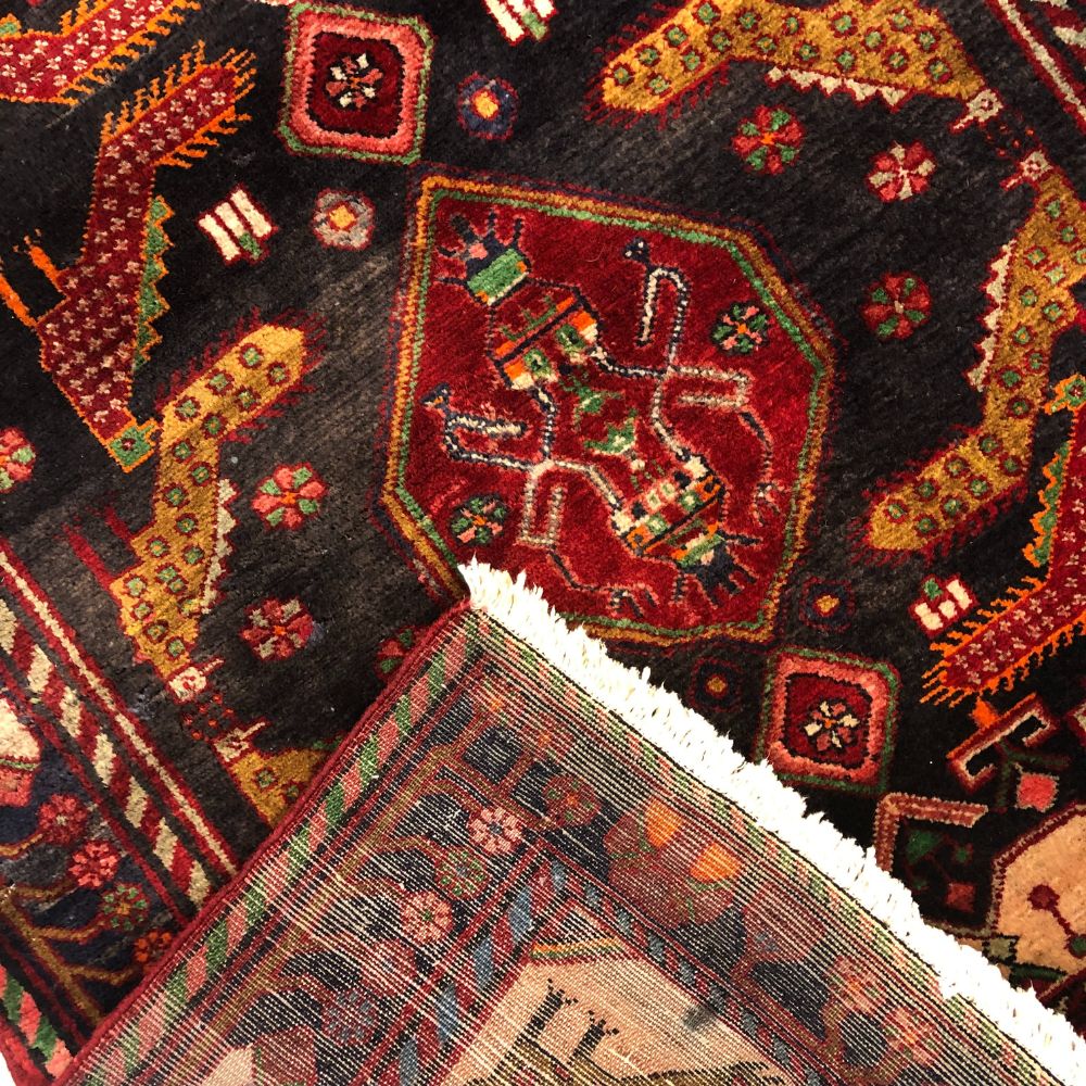 Persian Rug - Nahavand Rug Runner 3'8" x 15'9" - Vintage Rugs - Handmade Rugs - 3'8" x 15'9"