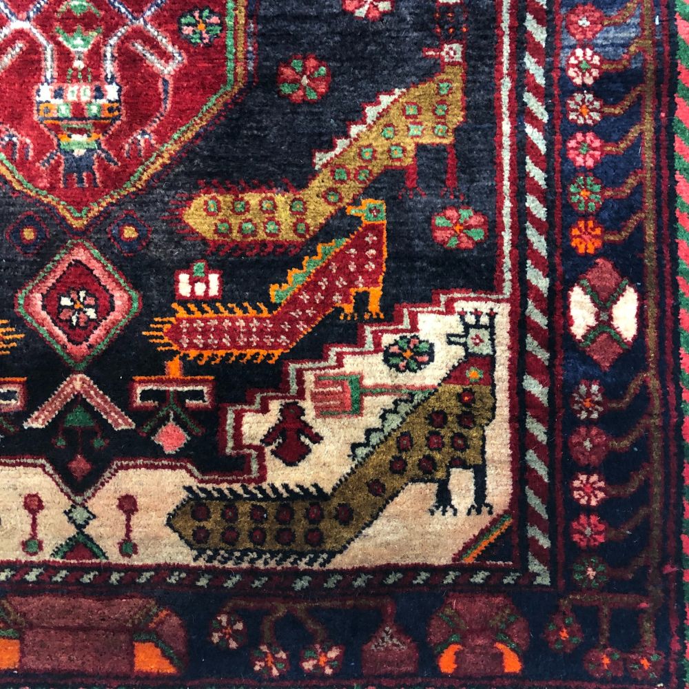 Persian Rug - Nahavand Rug Runner 3'8" x 15'9" - Vintage Rugs - Handmade Rugs - 3'8" x 15'9"