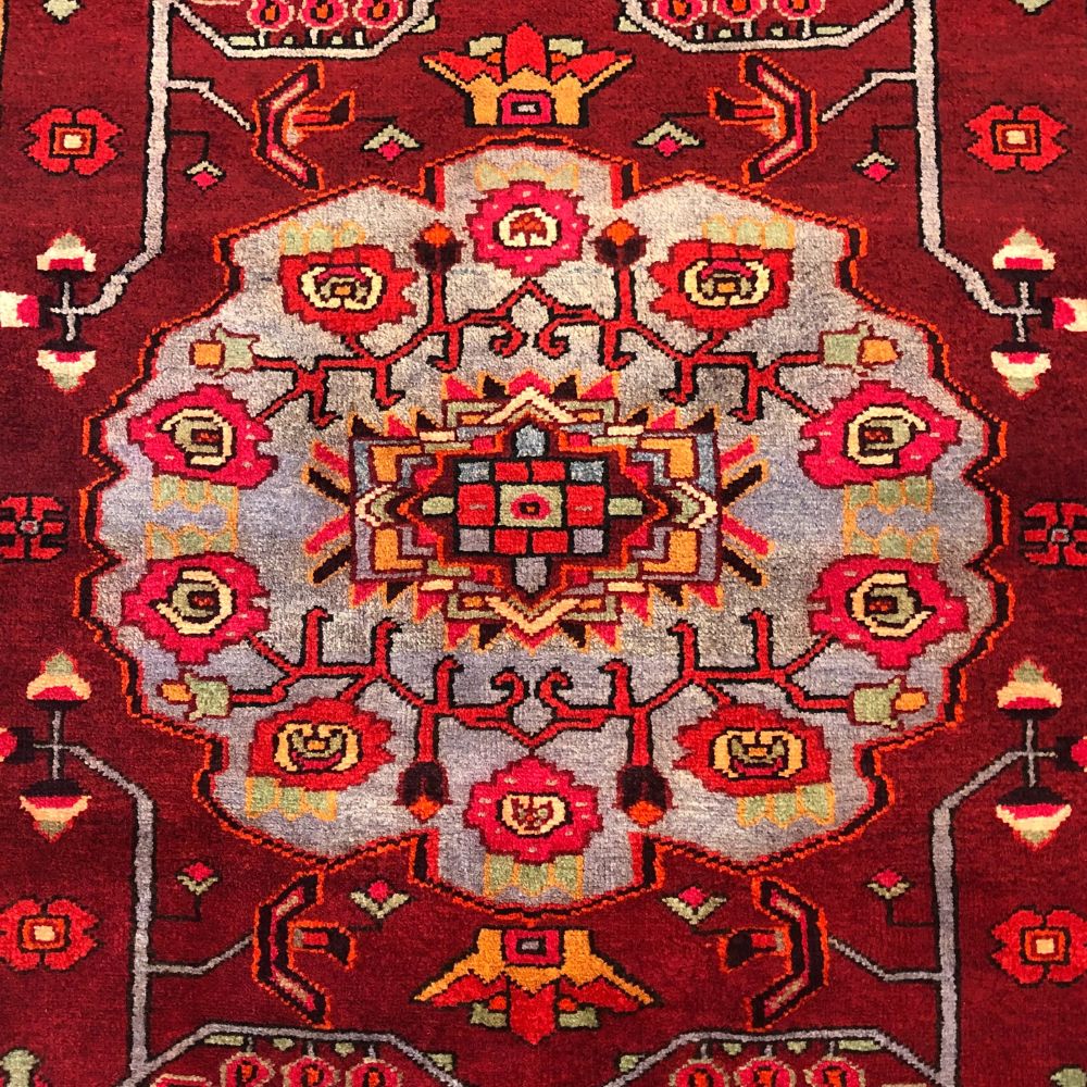 Persian Rugs - Nahavand Rug Runner - 4'4" x 9'6" - Handmade Rugs - Vintage Rugs - Oriental Rug Exchange