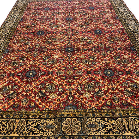 Persian Rug - Qum 9'7"x 13'3" - Handmade Rugs - Vintage Rugs - Oriental Rug Exchange