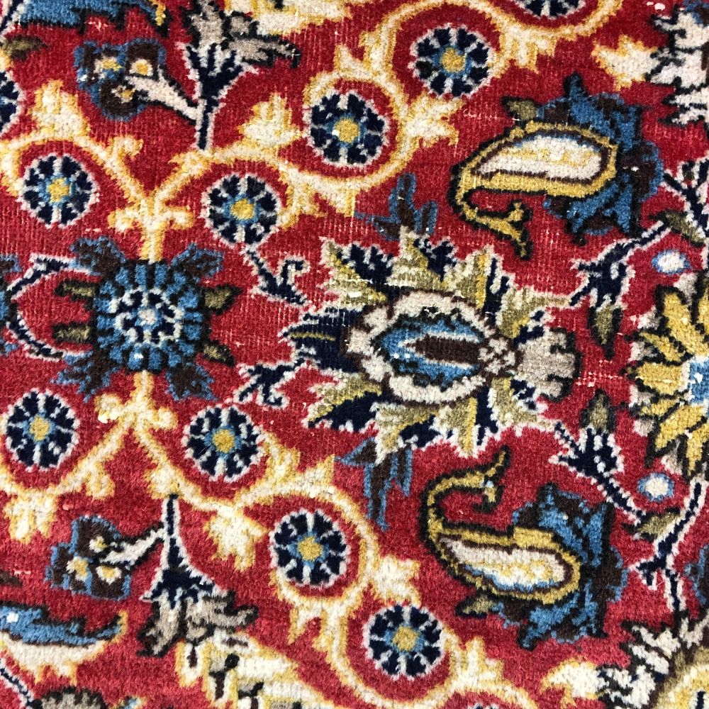 Persian Rug - Qum 9'7"x 13'3" - Handmade Rugs - Vintage Rugs - Oriental Rug Exchange