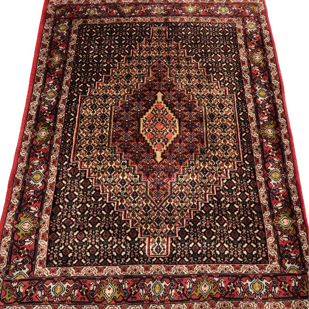 Persian Rugs - Senneh 3'10" x 5'1" - Vintage Rugs -Handmade Rugs - Oriental Rug Exchange