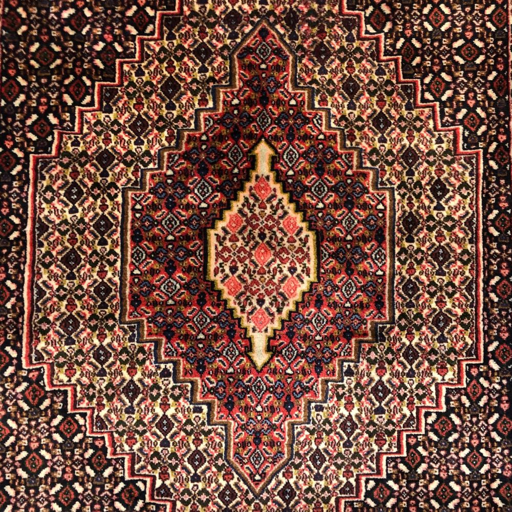 Persian Rugs - Senneh 3'10" x 5'1" - Vintage Rugs -Handmade Rugs - Oriental Rug Exchange