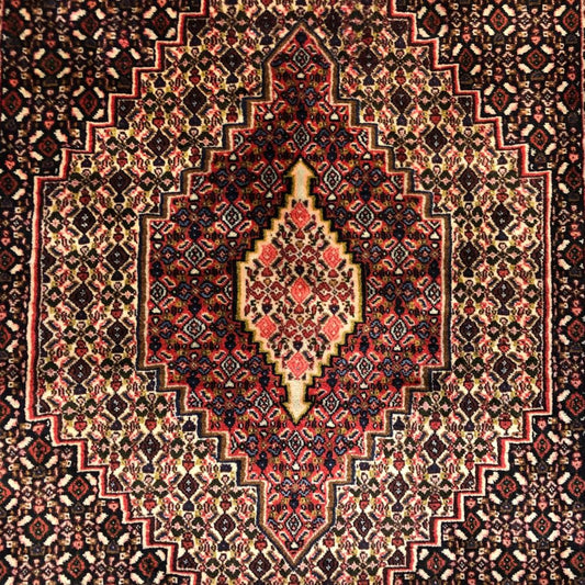 Persian Rugs - Senneh 3'10" x 5'1" - Vintage Rugs -Handmade Rugs - Oriental Rug Exchange