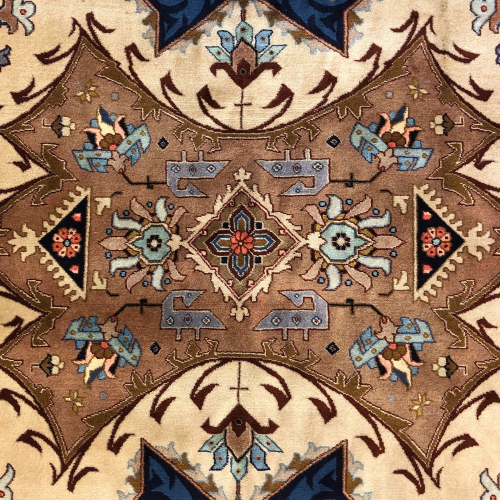 Persian Rugs - Tabriz 7'8" x 9'6" - Handmade Rugs - Vintage Rugs - Tabriz Carpet - Oriental Rug Exchange