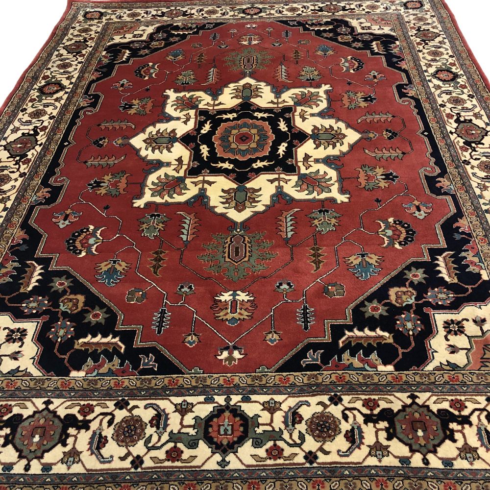 Persian Rugs - Tabriz 8'10" x 11'5" - Vintage Rugs - Tabriz Carpet - Oriental Rug Exchange - Medallion