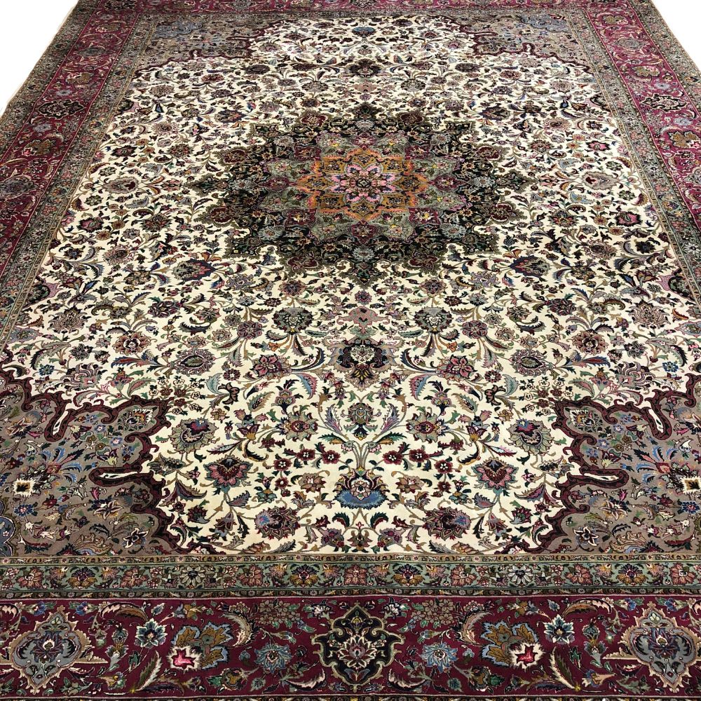 Persian Rugs - Tabriz 9'9"x13'1" - Vintage Rugs - Oriental Rug Exchange